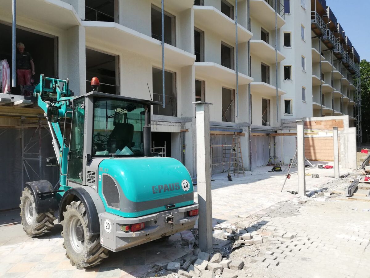 Arbeiten mit Baggern bei Eggersdorfer