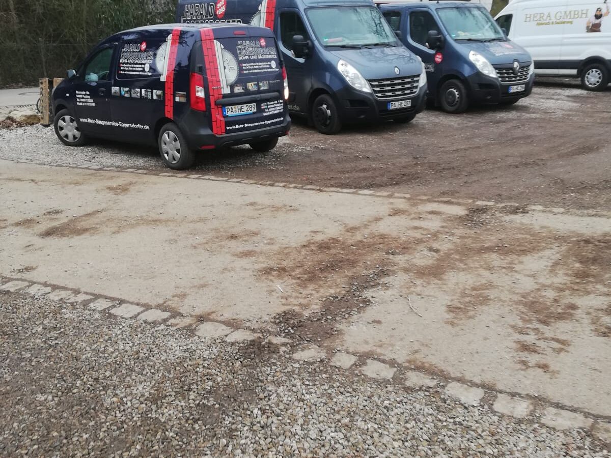 Arbeiten mit Baggern bei Eggersdorfer