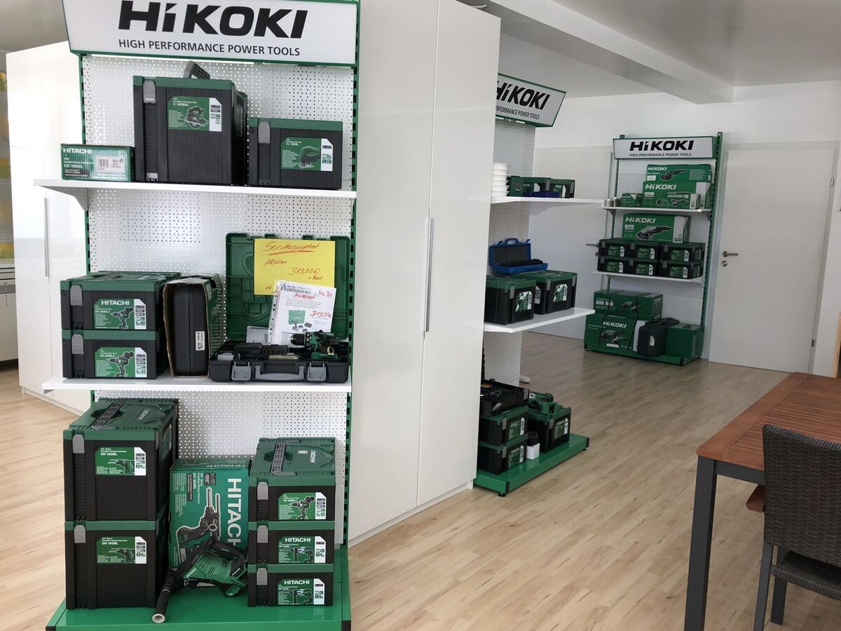 HIKOKI-Ausstellung im Verkaufsraum